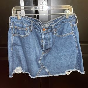 Denim Mini Skirt